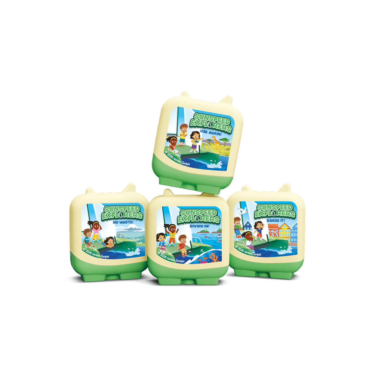 Sunspeed Explorers Pocket Tonies - 4 Pack